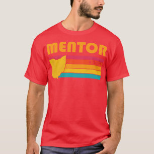 Mentor Ohio Vintage Distressed Souvenir T-Shirt