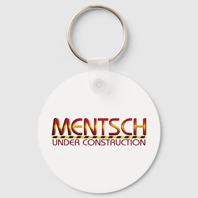 Mentsch Key Ring (Front)