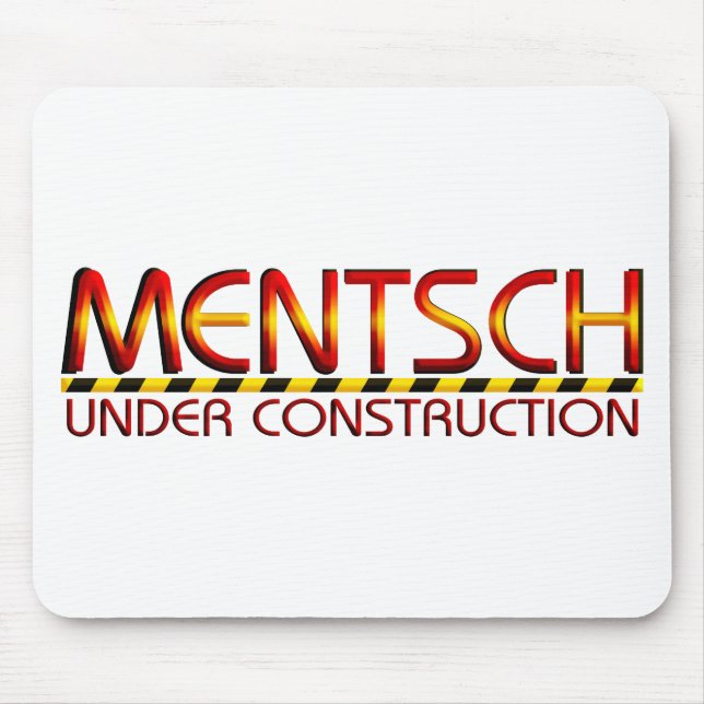 Mentsch Mouse Mat (Front)