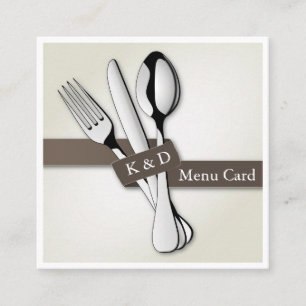 Menu/Attending Card for RSVP