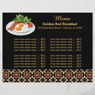 Menu Breakfast
