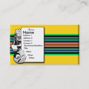 Menu Business Card