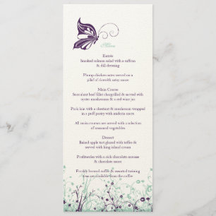 Menu ~ Butterfly Garden 9