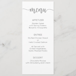 Menu Card, Wedding Menu, Dinner, Lunch