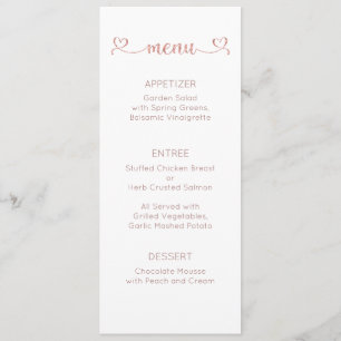 Menu Card, Wedding Menu, Dinner, Lunch