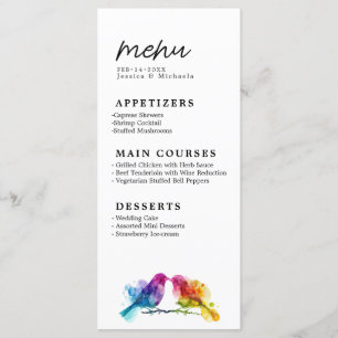 MENU + Drinks Rainbow Lovebirds Collection