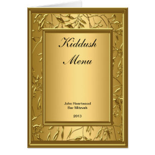 Menu Kiddush, Brunch, Bat Bar Mitzvah Popular