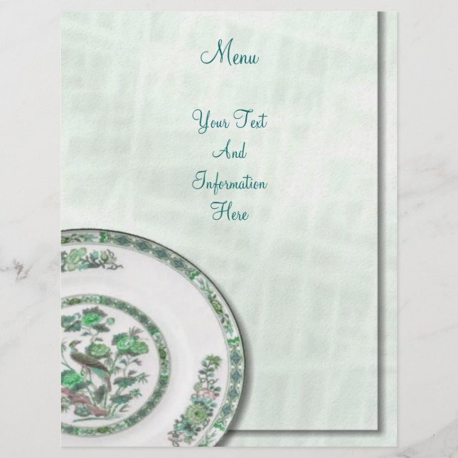 Menu Letterhead (Front)