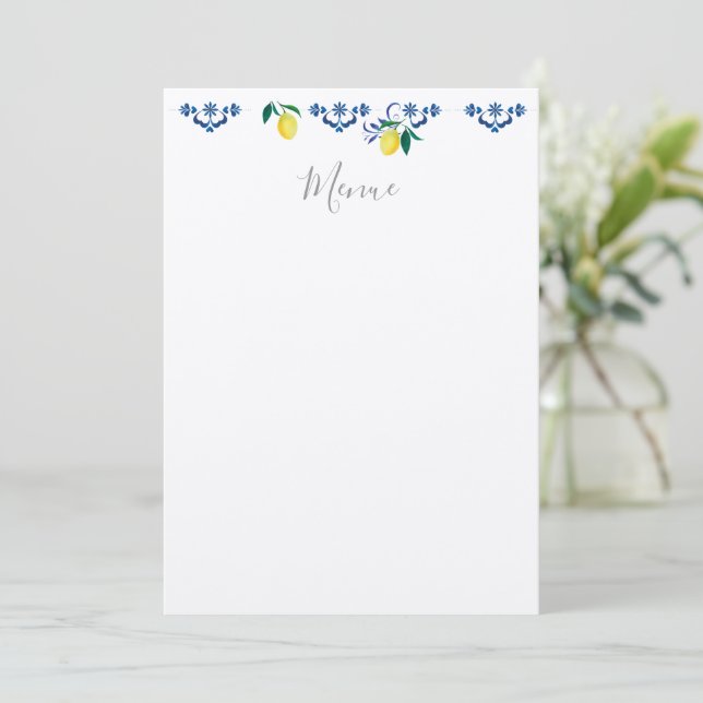 Menu Plan (Standing Front)