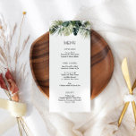 Menu simple tropical design<br><div class="desc">Tropical menu card</div>