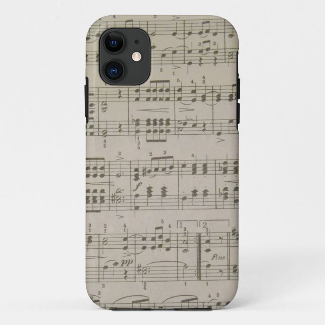 Menuetto Case-Mate iPhone Case (Back)