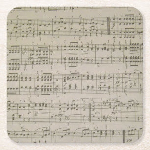 Menuetto Paper Coasters