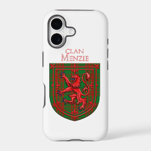 Menzie Tartan Scottish Plaid Lion Rampant