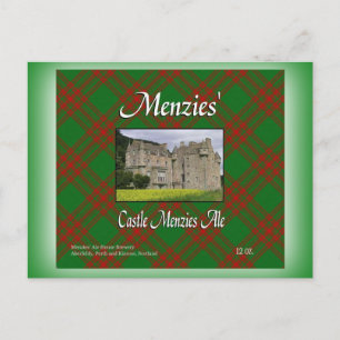 Menzies' Castle Menzies Ale Postcard