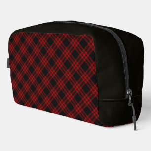 Menzies Clan Scottish Tartan Plaid Pattern Dopp Kit