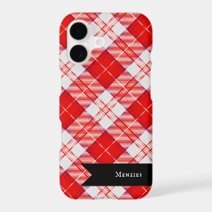 Menzies Red Clan Tartan Scottish Plaid