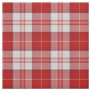 Menzies Red Tartan Fabric