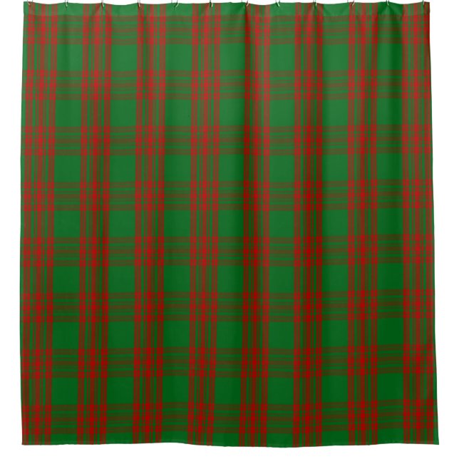 Menzies Tartan Shower Curtain (Front)
