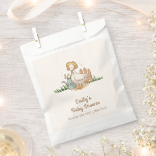 Meodow Vintage Little Duckling Garden Baby Shower Favour Bags