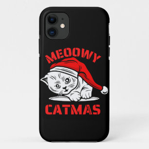 MEOOWY CATMAS funny christmas cat                  iPhone 11 Case
