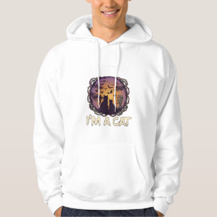 Meow Am Cat Halloween Night Witch Pumpkin_1 Hoodie