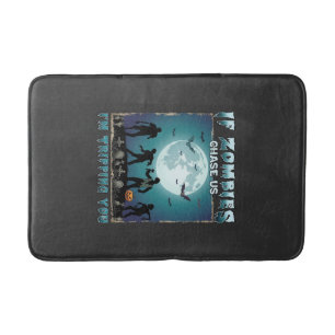 Meow Am Cat Halloween Night Witch Pumpkin (2)_1 Bath Mat