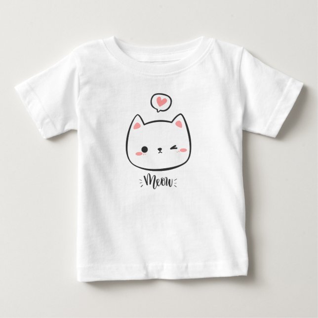Meow Baby T-Shirt (Front)
