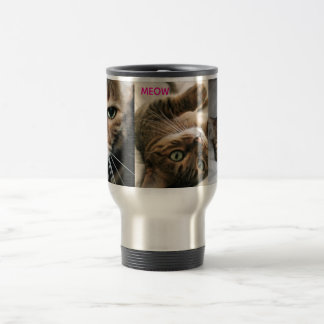 Meow Bengal Cat Travel Mug