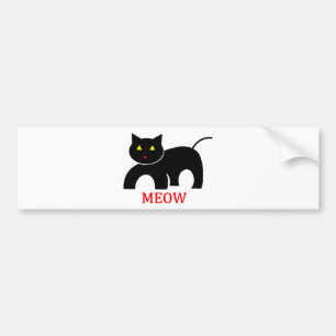 Meow Bumper Sticker