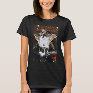 Meow Ca Meow Kitty  Queen Cat T-Shirt