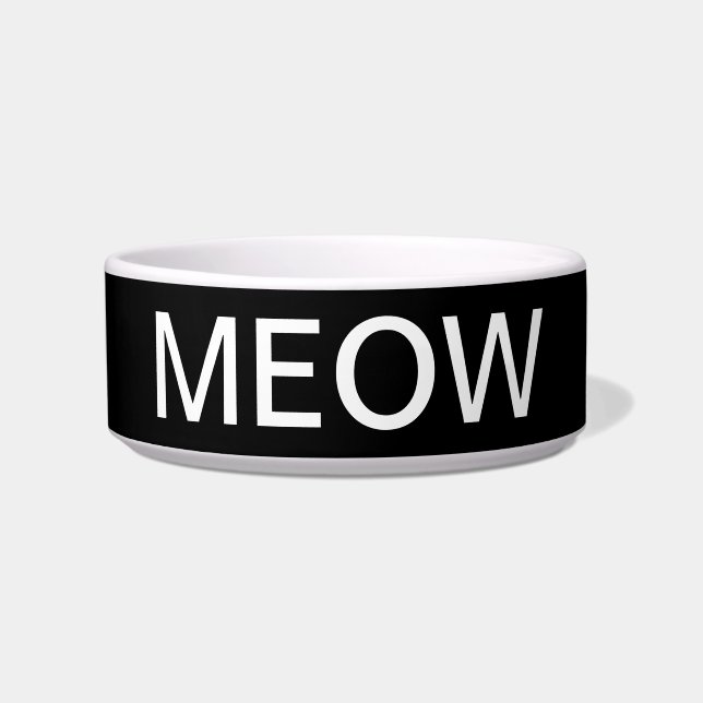 Meow Cat bowl (Front)