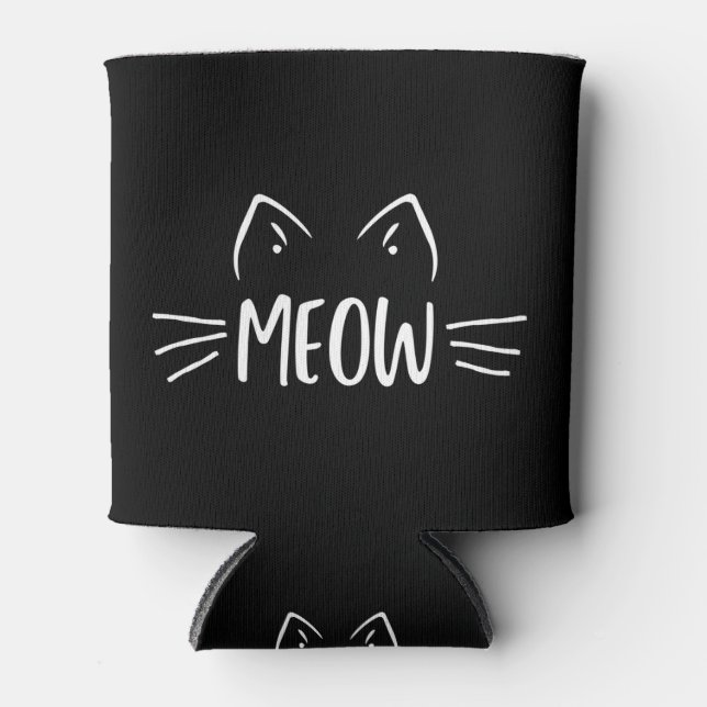 Meow Cat Can Cooler (Front)