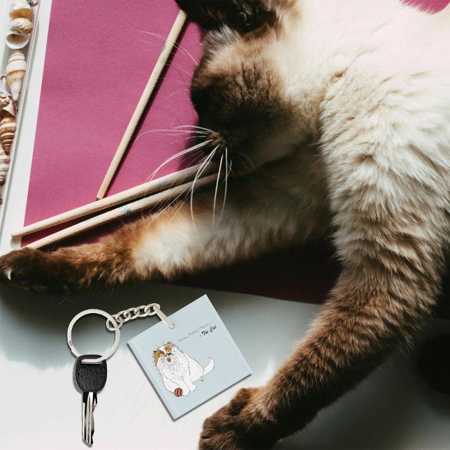 Meow Cat Funny Key Ring (Creator Uploaded)