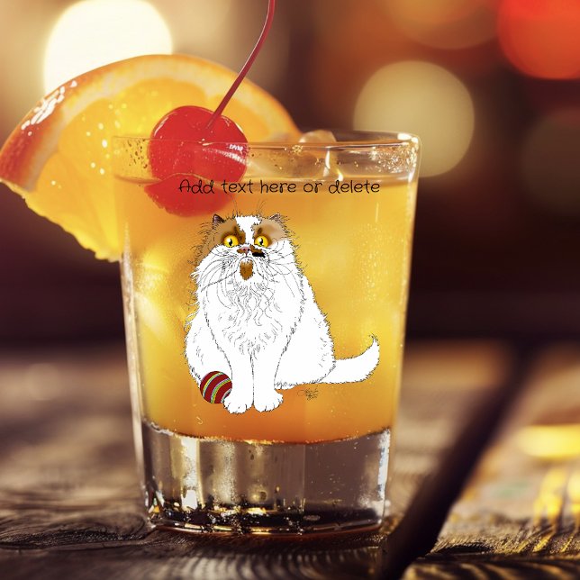 Meow Cat Funny Shot Glass (Creator Uploaded)