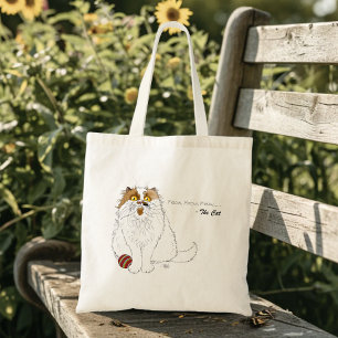 Meow Cat Funny Tote Bag