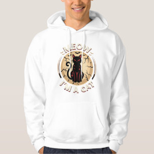 Meow Cat Halloween Graphic Design_1 Hoodie