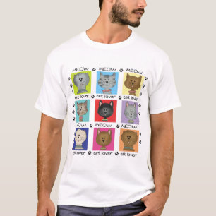 Meow Cat Lover Tshirts and Gifts