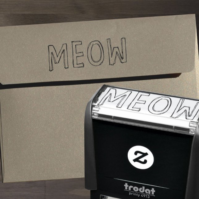 MEOW Cat Lover's Self-Inking Stamp (Creator Uploaded)