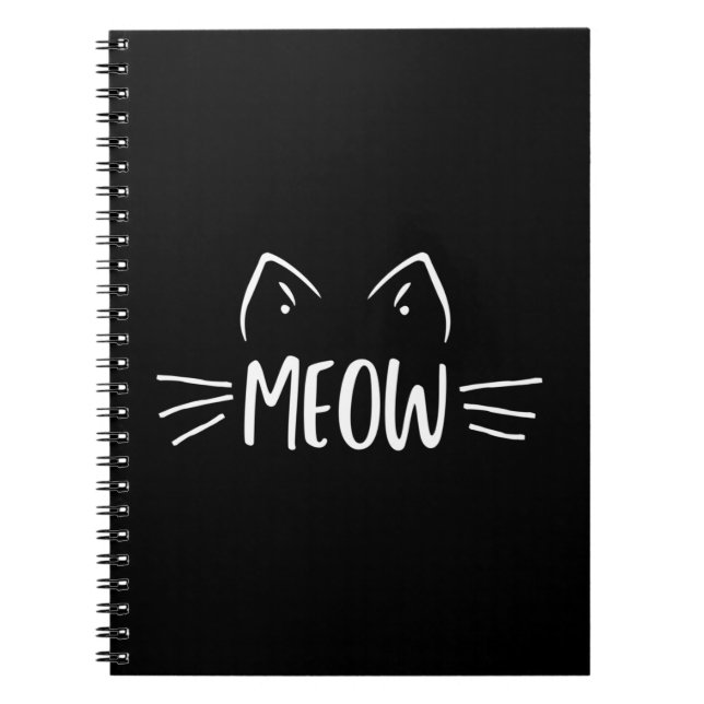 Meow Cat Notebook (Front)