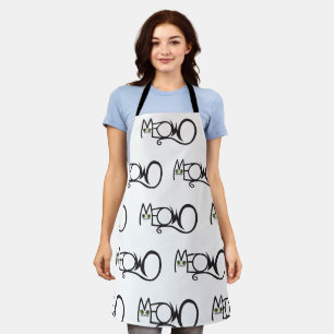 Meow Cat Typography Apron