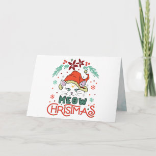 Meow Christmas, Merry Christmas Card