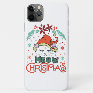 Meow Christmas, Merry Christmas iPhone 11 Pro Max Case