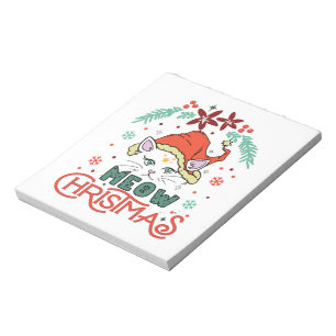 Meow Christmas, Merry Christmas Notepad