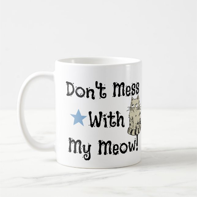 Meow Coffee Mug (Left)