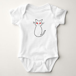Meow !! Cute for baby's Baby Bodysuit