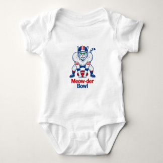 Meow-der Bowl Baby Bodysuit