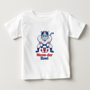 Meow-der Bowl Baby T-Shirt