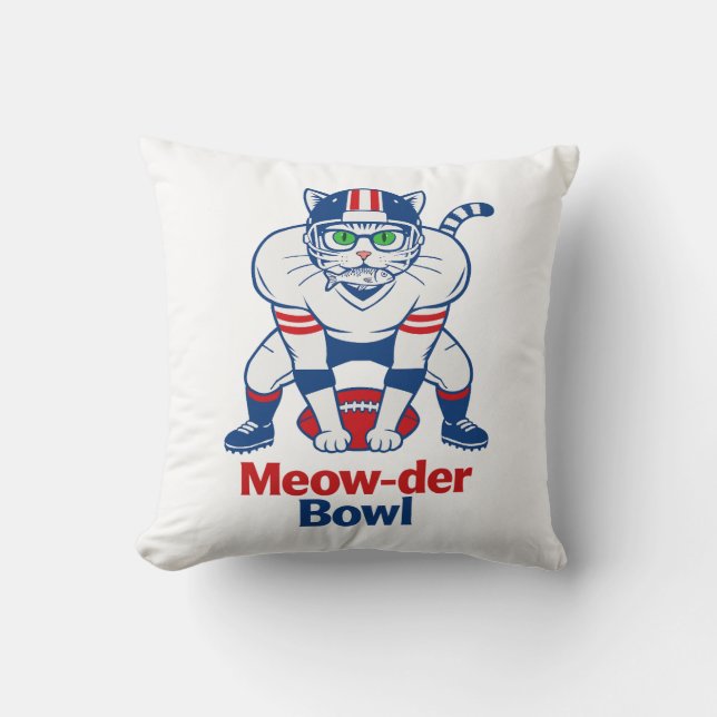 Meow-der Bowl  Cushion (Front)