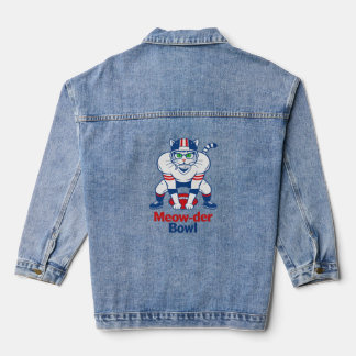 Meow-der Bowl Denim Jacket