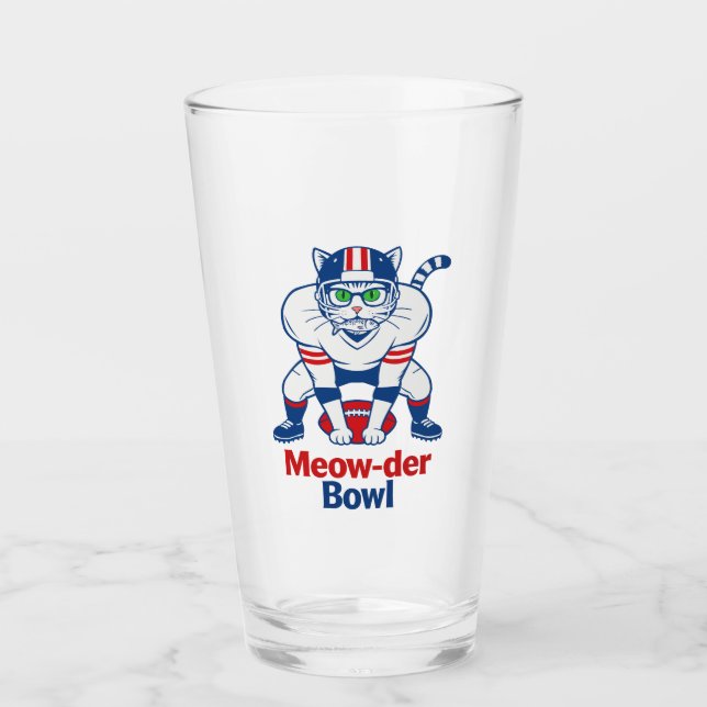 Meow-der Bowl  Glass (Front)